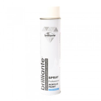Vopsea Spray Acrilica Alb Pur Lucios (Ral 9010) 600 Ml Brilliante