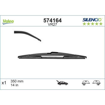 Stergator Luneta Valeo Silencio Conventional 350 Mm Vr27