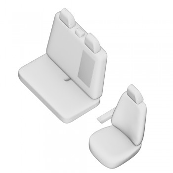 Set Huse Scaun Umbrella Pentru Vw Crafter (2+1) 2006-2016