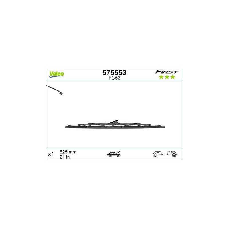 Stergator Valeo First Conventional 525 Mm Vf53