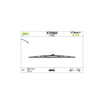 Stergator Valeo First Conventional 600 Mm Vf60