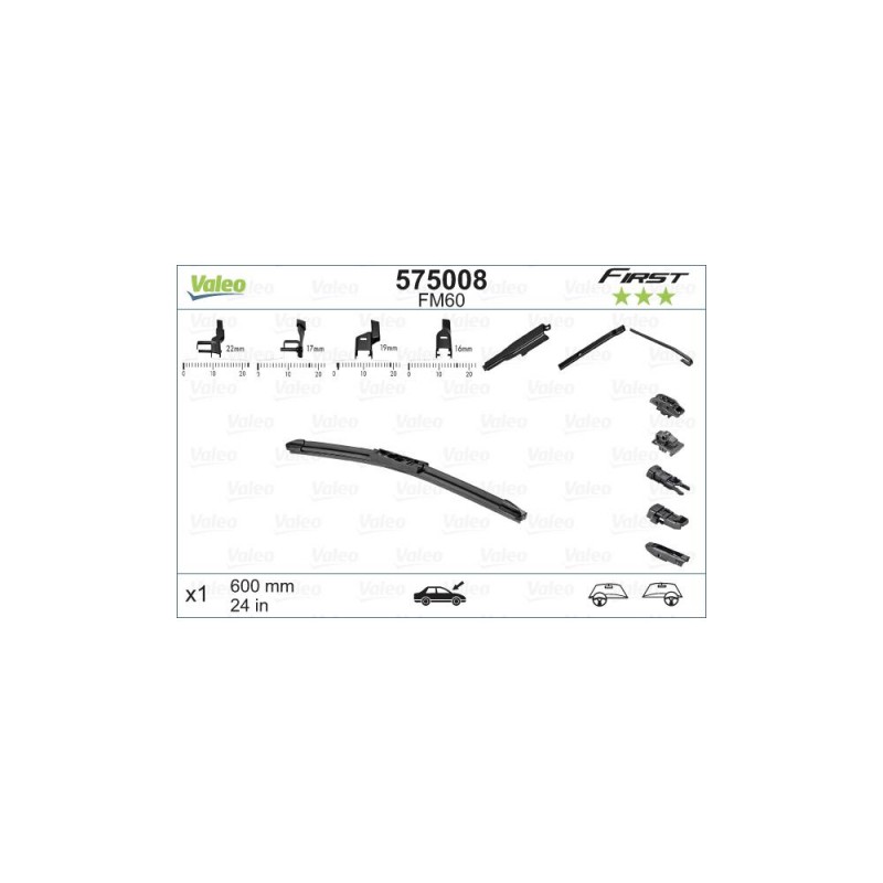 Stergator Valeo Multiconnection Fb 600 Mm Fm60