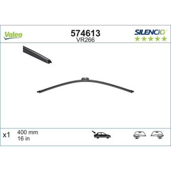 Stergator Luneta Valeo Silencio Flat 400 Mm Vr266