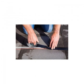 Banda Adeziva Texturata Neagra 50 Mm X 25 M