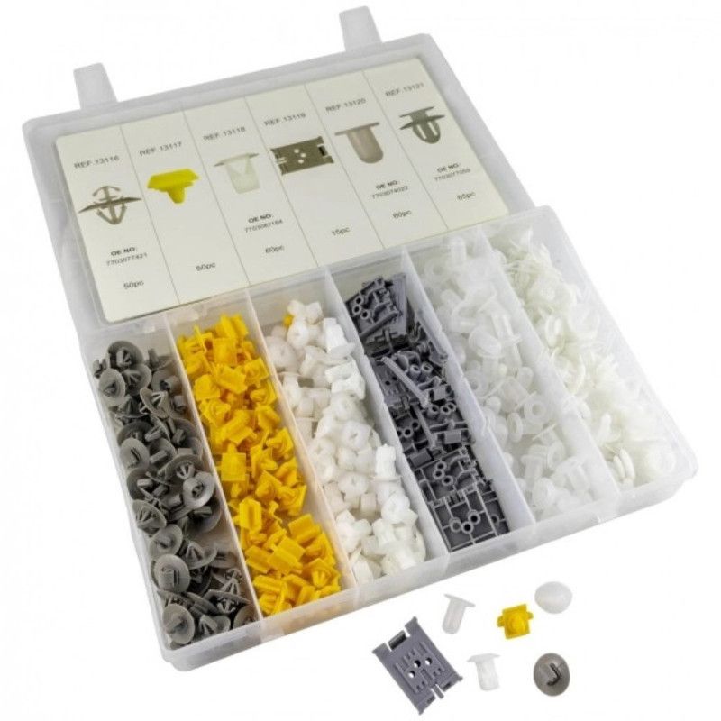 Trusa Clipsuri Din Plasticrenault 300Buc Jbm